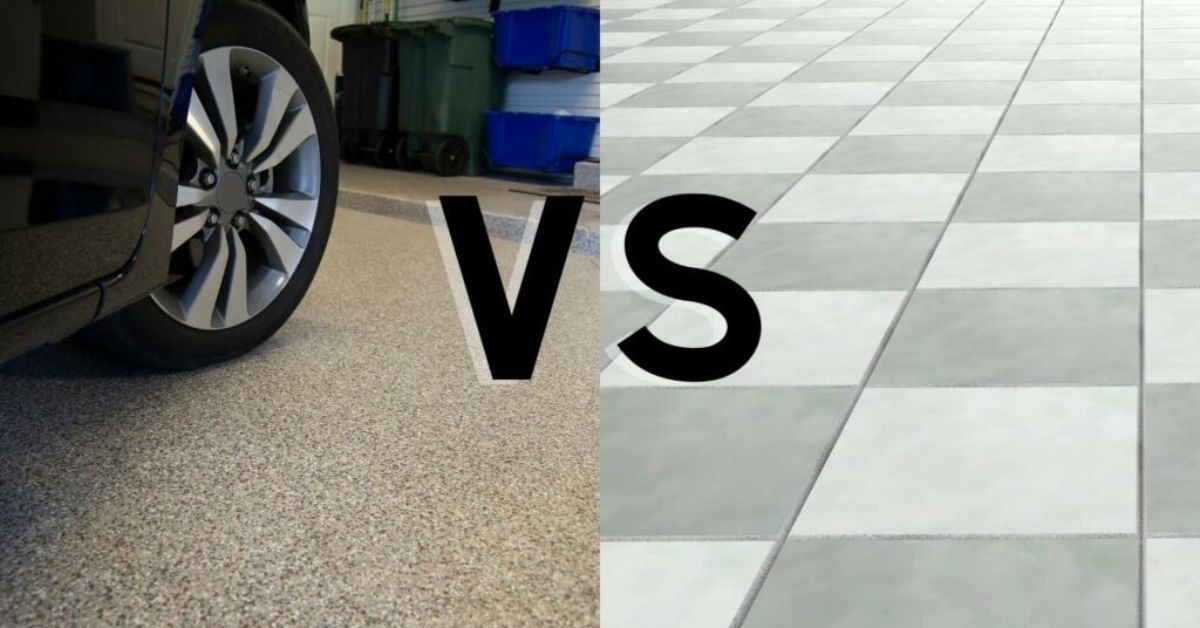 Garage Floor Tiles vs. Epoxy Which is Better?